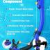 Greatever Snorkel Set Pano 3 Window Snorkel Mask Adult, Panoramic Wide View, Anti-Fog Scuba Diving Mask, Anti-Leak Snorkel Goggles Dry Top Snorkel, Professional Snorkeling Gear for Adults