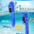 Greatever Snorkel Set Pano 3 Window Snorkel Mask Adult, Panoramic Wide View, Anti-Fog Scuba Diving Mask, Anti-Leak Snorkel Goggles Dry Top Snorkel, Professional Snorkeling Gear for Adults