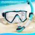 Greatever Snorkel Set Pano 3 Window Snorkel Mask Adult, Panoramic Wide View, Anti-Fog Scuba Diving Mask, Anti-Leak Snorkel Goggles Dry Top Snorkel, Professional Snorkeling Gear for Adults