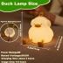 DREAMING MY DREAM Cute Duck Night Light,LED Squishy Novelty Duck Lamp,3 Level Dimmable Soft Silicone Nursery Nightlight,Night Light for Toddler Baby Kids Decor,Cool Gifts for Duck (Cute Duck)
