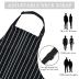 Taidven 2 Pack Apron - Unisex, Adjustable Bib Kitchen Apron, Cooking Apron, Aprons for Women with Pockets, Chef Aprons for Men