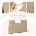 Straw Clutch Top Handbags Raffia Bag Purse Woven Tote CrossBag for Women Beach Summer Travel 2024