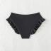 ZAFUL Women High Waist Bikini Bottom Side Mesh Spliced Tankini Swimsuit Swim Briefs Bathing Suit Bottom