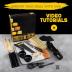 Alas Sushi Making Kit- Complete Sushi Making Kit for Beginners & Pros Sushi Makers, Perfect Sushi Making Kitchen Accessories Like Sushi Knife, 2 Sushi Mats, Rice Bazooka, Dipping Plate, & More (Black)