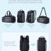 BAGSMART Gym Bag for Men, 40L Sports Duffel Bags for Traveling, Weekender Overnight Bag with Shoe Laptop Compartment, Carry on Backpack for Airplanes-Black-gray