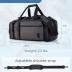 BAGSMART Gym Bag for Men, 40L Sports Duffel Bags for Traveling, Weekender Overnight Bag with Shoe Laptop Compartment, Carry on Backpack for Airplanes-Black-gray