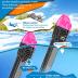 QingSong Full Face Snorkel Mask for Adults & Kids, Snorkeling Gear with Camera Mount, 180 Degree Panoramic View Snorkel Set Anti-Fog Anti-Leak