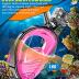 QingSong Full Face Snorkel Mask for Adults & Kids, Snorkeling Gear with Camera Mount, 180 Degree Panoramic View Snorkel Set Anti-Fog Anti-Leak