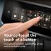 PHILIPS 3300 Series Fully Automatic Espresso Machine - LatteGo Milk System, 5 Coffee Varieties, Intuitive Touch Display, SilentBrew, 100% Ceramic Grinder, AquaClean Filter, Glossy Black (EP3341/50)