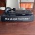 Massage Gun Deep Tissue with Long Handle for The Full Body,Pain Relief, Percussion Back Massager with 5 Massage Heads,Relax Gift for Mom, Dad, Wife, Husband,Friends (Black)