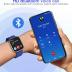EarlySincere Smart Watches for Men Women(Answer/Make Call), 1.9'' HD Full Touch Screen Fitness Tracker, IP67 Waterproof Smartwatch with Heart Rate, Blood Oxygen Blood Pressure for Android and iPhone