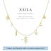 Gold Initial Charm Necklaces for Women Girls, Boho Surfer Beach Letter Necklace 14K Gold Plated A-Z Pendant Alphabet Choker Necklace Personalized Monogram Name Necklace Beach Jewelry for Women Gift