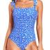 Tempt Me Women Tummy Control One Piece Swimsuits Ruched Slimming Bathing Suits Vintage Swimwear
