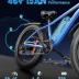EB26 Electric Bike for Adults Peak 1500W Electric Bicycle 48V 15AH (720WH) Battery Electric Bike 26" Fat Tire Mountain 28mph 7 Speed Gears Dual Shock Absorber Electric Bike