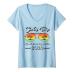 Womens Summer Sunglasses Girls Trip 2024 Dominican Republic Beach V-Neck T-Shirt