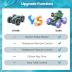 Toys for Kids 6-12 Remote Control Car Water Squirt Tank Gifts for Boys Girls 5-7 8 9 10 11 Year Old Amphibious RC Gesture Stunt Boat with Lights & Self-Dispensing Cool Outdoor Summer Beach Pool Toy