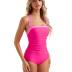 SUUKSESS Women Sexy Tummy Control One Piece Swimsuit Halter Retro Bathing Suit