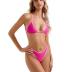 SUUKSESS Women Sexy Thong String 2 Piece Bikini Set Cheeky Halter Swimsuit