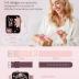 Smart Watches for Women,Fitness Tracker Smartwatch for Android Phones/iPhone Compatible,1.85" Womens Watch with Blood Pressure Monitor,Calls and Messages/Heart Rate/Sleep/Female Cycle(3 Watch Bands)