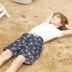 Cozople 7-20T Boys Swim Trunks with Compression Liner Big Boys Quick Dry Bathing Suit Stretch 2 in 1 Beach Swimming Shorts