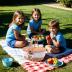 Cute 13" Wicker Picnic Basket with Removable Liner Empty Picnic Baskets with Lid, Picnic Hamper with Foldable Handles Picnic for 2, Natural Color,Small