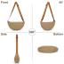 Straw Crossbody Bag Woven Purses for Women 2024 Summer Beach Straw Purse Fashion Handmade Shoulder Bag Crochet Purse