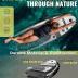 2-Pack HEYBOARD Inflatable Stand Up Paddle Board 10'6"x32"x6" Grey & Mint Green Patterned