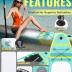 2-Pack HEYBOARD Inflatable Stand Up Paddle Board 10'6"x32"x6" Grey & Mint Green Patterned