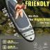 2-Pack HEYBOARD Inflatable Stand Up Paddle Board 10'6"x32"x6" Grey & Mint Green Patterned