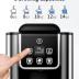 KIDISLE Hot & Iced Coffee Maker with Bold Setting, Single Serve Coffee Maker for K Cup and Grounds, 6-14 Oz Brew Sizes, 50 Oz Removable Water Tank, One Cup Coffee Machine with Reusable Filter, Black