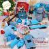 BATUMEYE Gift Set for Woman with Bottle Opener, Card Holder, Wristlet Strap, Whistle, Travel Bottle Holder(Bag Blue)