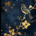 WishMerge Golden Bird Bullet Journal Cover Design