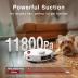 Yeedi M12 Ultra Plus Robot Vacuum and Mop, Upgrade 11800Pa Strong Suction, ZeroTangle Technology, TruEdge Deep Mopping, Auto Mop Washing/Drying, Auto-Lift Mopping, Mini Omni Station, White