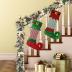 VRFASHION Elf Personalized Christmas Stockings, Custom Embroidered Name Family Xmas Stockings, Large Elf Xmas Stocking with Name, Christmas Tree Family Fireplace Hanging Stocking Decorations 1 Pcs