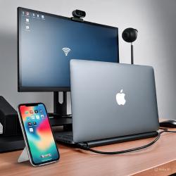 1. Laptop or Desktop 2. Webcam 3. MacBook 4. Good phone 5. Internet Connection 6. External Hard
