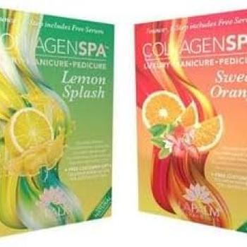 LaPalm Collagen Spa Luxury Manicure and Pedicure with Collagen Bubble Crystals - Mix of 6 Scents