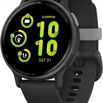 Garmin vívoactive 5, Health and Fitness GPS Smartwatch, AMOLED Display, Up to 11 Days of Battery, Black