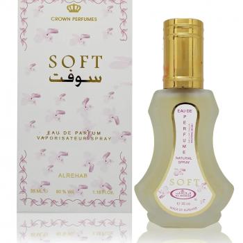 Al-Rehab Soft Eau de Parfum Spray for Women, 1.18 Ounce