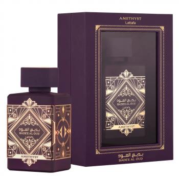 Lattafa Perfumes Bade'e Al Oud Amethyst for Unisex Eau de Parfum Spray, 3.4 Ounce