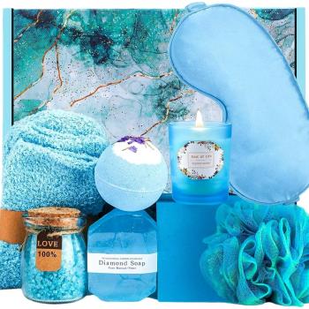 Relaxing Spa Kit Gift Basket Set - Birthday Gifts for Women - Gift for Wife, Mom, Sister, Girlfriend, Friends