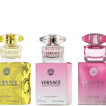 Versace Miniature Variety Trio Collection Perfume Gift Set for Women