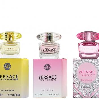 Versace Miniature Variety Trio Collection Perfume Gift Set for Women