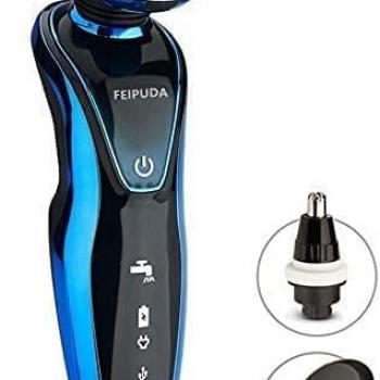 Electric Razor for Men Rotary Shavers Electric Shaver Waterproof Sideburns Trimmer Nose Trimmer