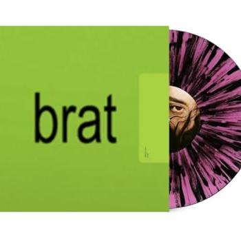 Charli XCX BRAT Exclusive Limited Pink & Black Splatter Edition.