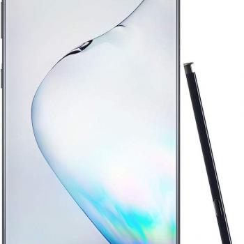 Samsung Galaxy Note 10+ N975F/DS, 4G LTE, International Version (No US Warranty), 256GB, Aura Black - GSM Unlocked (Renewed)