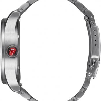 NIXON x Rolling Stones Sentry Stainless Steel A1353 - Red - 100m Water Resistant Men's Analog Classic Watch (42mm Watch Face, 23mm-20mm Stainless Steel Band)