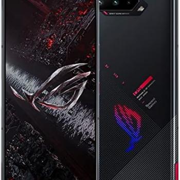 ASUS ROG Phone 5S ZS676KS 5G Dual 128GB 12GB RAM Factory Unlocked (GSM Only | No CDMA - not Compatible with Verizon/Sprint) Tencent Version – Black