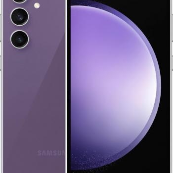 SAMSUNG Galaxy S23 FE 5G S711B-DS Dual SIM 256GB 8GB RAM, GSM Factory Unlocked Mobile Cell Phone Global Model - Purple