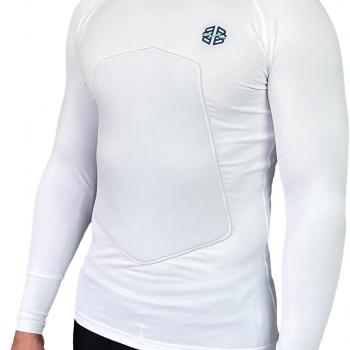 SPF 50+ 5mm Padded Rash Guard for Surfing, Boogie, Scuba