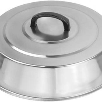 ZBXFCSH Griddle Accessories 12 Inch Round Stainless Steel Cheese Melting Dome, Steaming & Basting Griddle Cover - Best for Use in Flat Top Griddle Grill Cooking Indoor or Outdoor